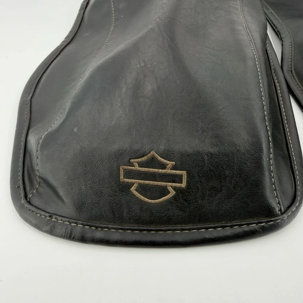 Harley-Davidson Touring Saddlebag Lid Bra Covers Black Leather Tank Covers Lot